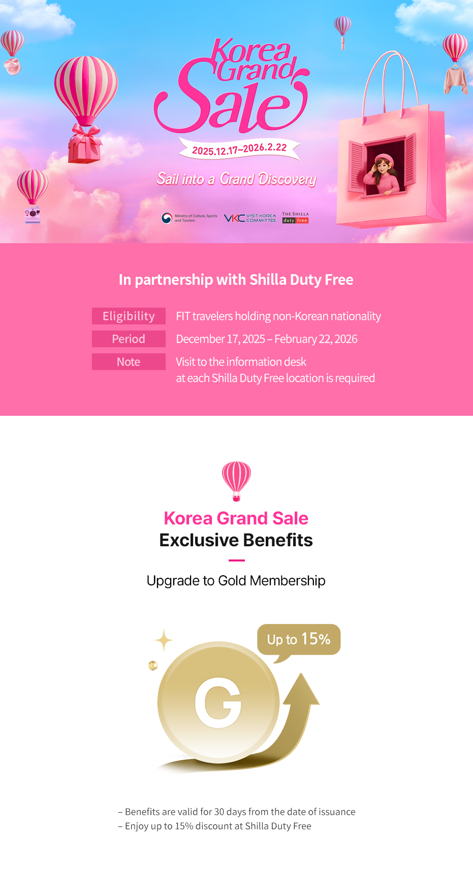KOREA GRAND SALE EVENT