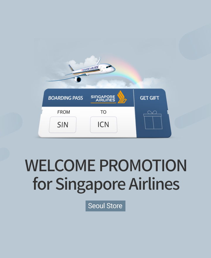 WELCOME PROMOTION for Singapore Airlines Passengers