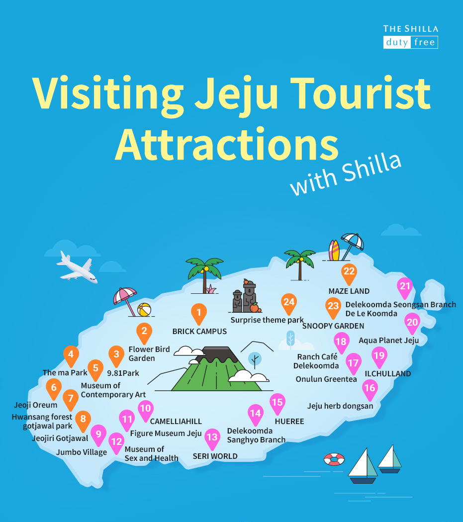 Visiting Jeju Tourist Attractions with Shilla