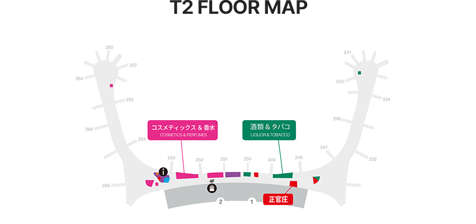 T2 FLOOR MAP