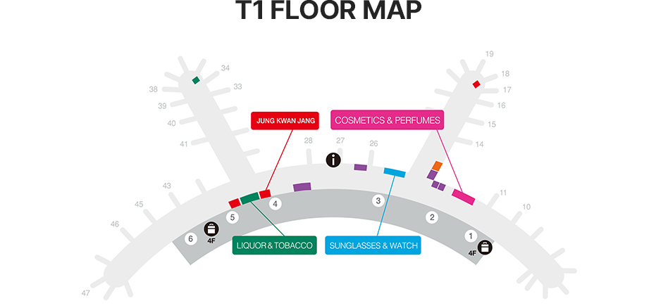 T1 FLOOR MAP
