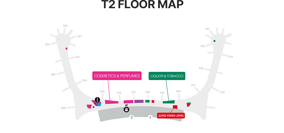 T2 FLOOR MAP